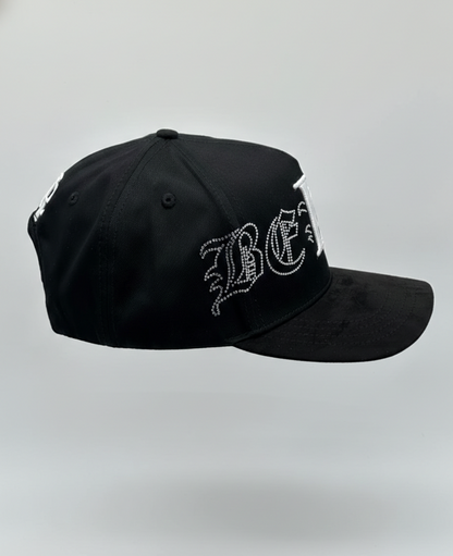 GORRA LUIS R BLACK WHITE DIAMONDS | Toto Hats