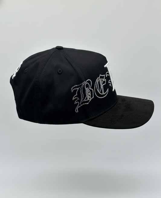 GORRA LUIS R BLACK WHITE DIAMONDS | Toto Hats
